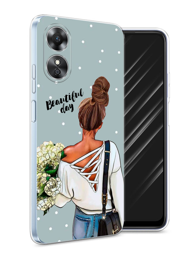 

Чехол Awog на Oppo A17 "Beautiful day", Голубой;коричневый;бежевый, 2512050-6