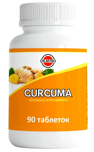 Купить Куркума молотая Dr. Mybo природный источник молодости 500 мг капсулы 90 шт.