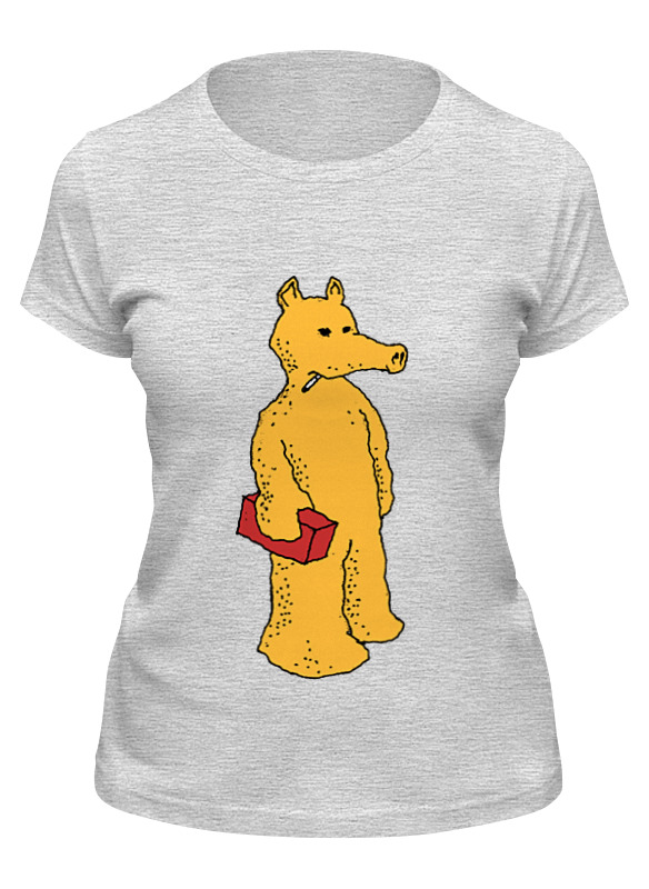 

Футболка женская Printio Quasimoto серая M, Серый, Quasimoto