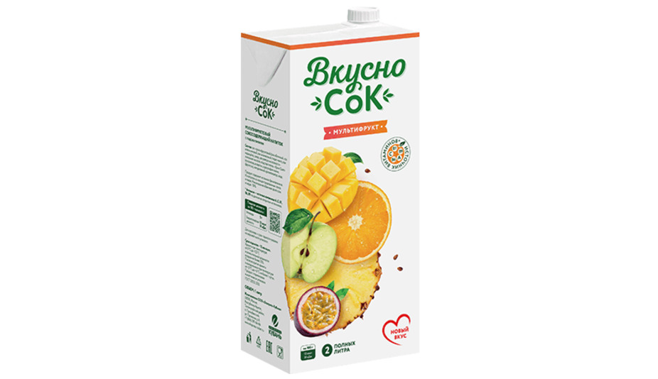 

Напиток сокосодержащий ВкусноСок мультифруктовый 1 л