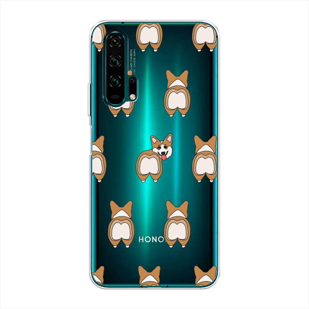 фото Чехол awog "милый корги фон" для honor 20 pro