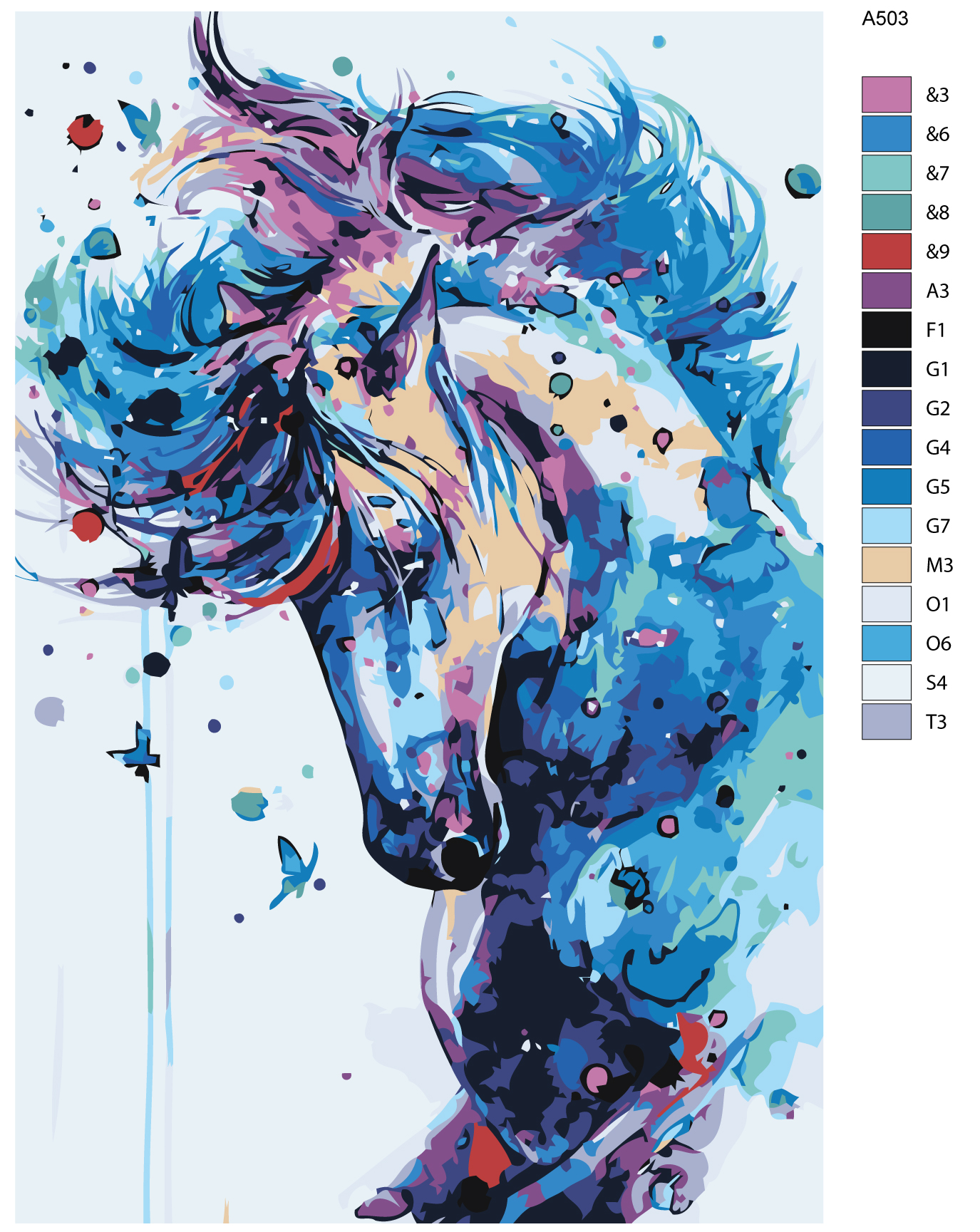 

Картина по номерам, Живопись по номерам, 60 x 90, A503, A503