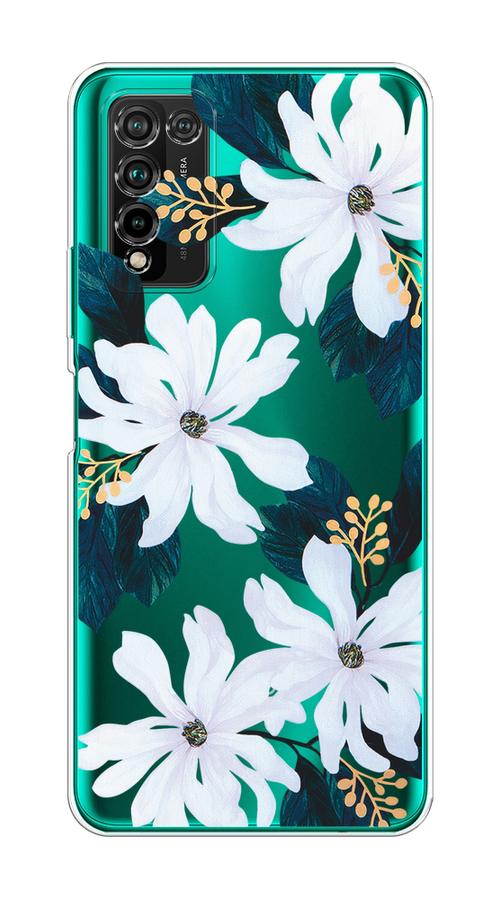 

Чехол на Honor 10X Lite "Delilah Flower", Зеленый;белый, 6104650-1