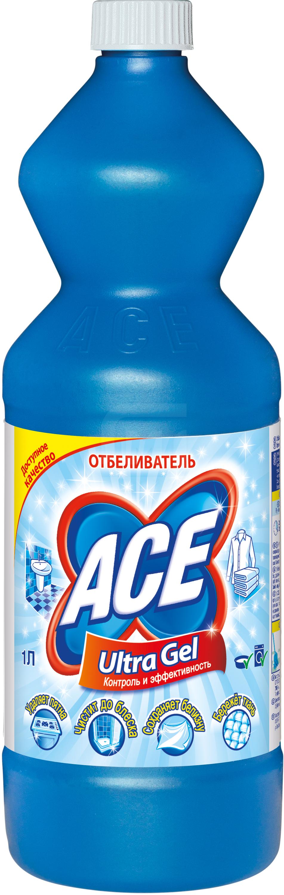 фото Отбеливатель ace ultra gel универсальный 1 л