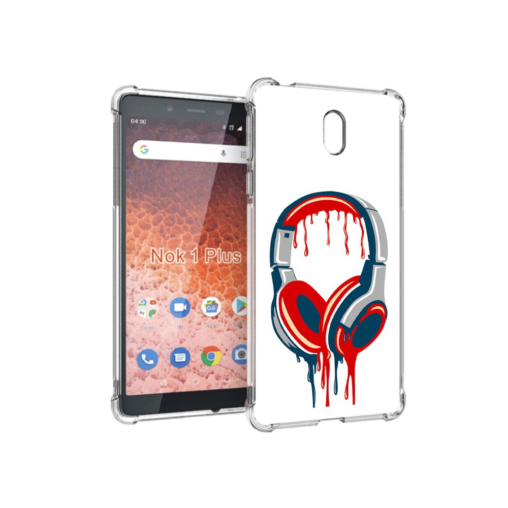 

Чехол MyPads Tocco для Nokia 1 Plus не делай громко (PT129147.112.517), Прозрачный, Tocco