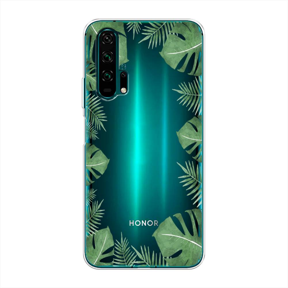 

Чехол Awog на Honor 20 Pro "Листья папоротника рамка", Разноцветный, 69350-8