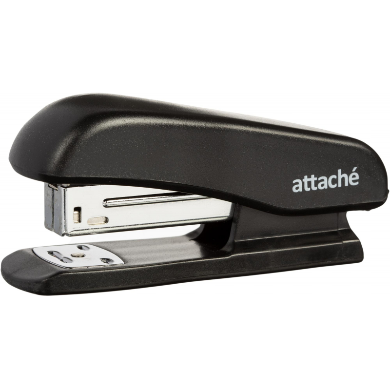 

Степлер Attache Economy до 20 листов, на 24/6, 26/6 пластик, чёрный, (2шт.), Черный