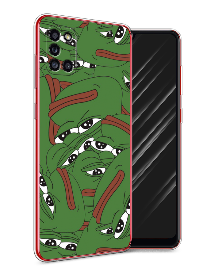 

Чехол Awog на Samsung Galaxy A31 / Самсунг A31 "Печальный frog", Разноцветный, 2100350-9