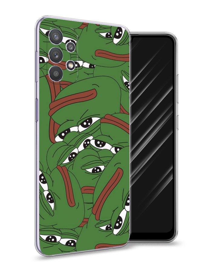 

Чехол Awog на Samsung Galaxy A32 / Самсунг A32 "Печальный frog", Разноцветный, 2102050-9