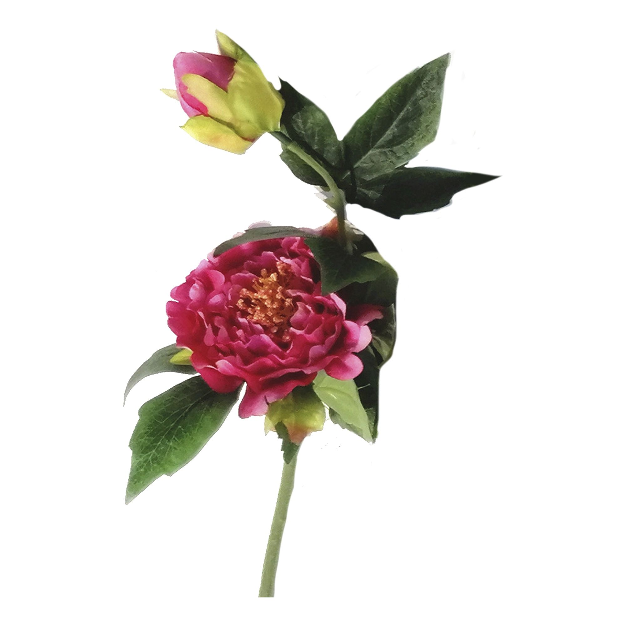 Искусственный цветок пион Феникс-Презент Прелестный 45 см