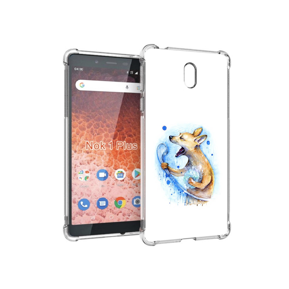 

Чехол MyPads Tocco для Nokia 1 Plus пение в душе (PT129147.112.537), Прозрачный, Tocco