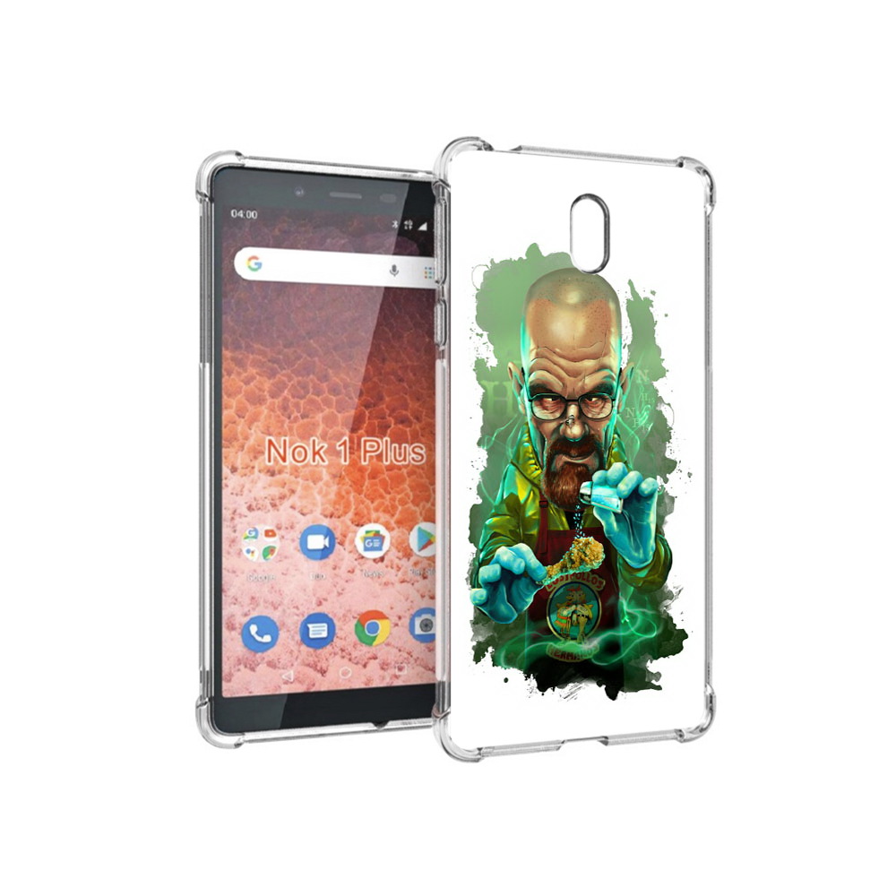 

Чехол MyPads Tocco для Nokia 1 Plus повар (PT129147.112.546), Прозрачный, Tocco