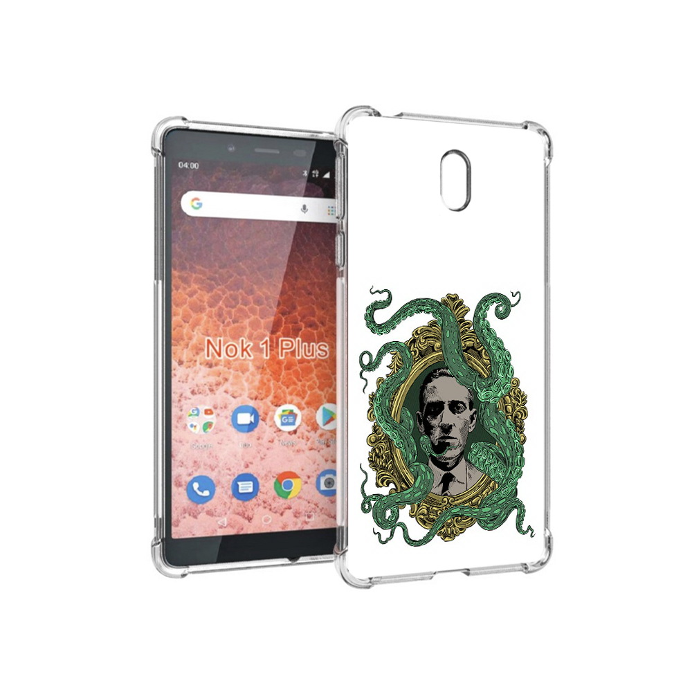 

Чехол MyPads Tocco для Nokia 1 Plus портрет с кракеном (PT129147.112.552), Прозрачный, Tocco