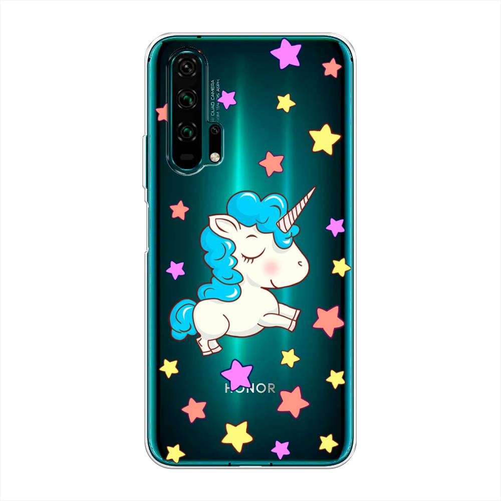 

Чехол Awog на Honor 20 Pro "Звездный единорог", Разноцветный, 69350-2