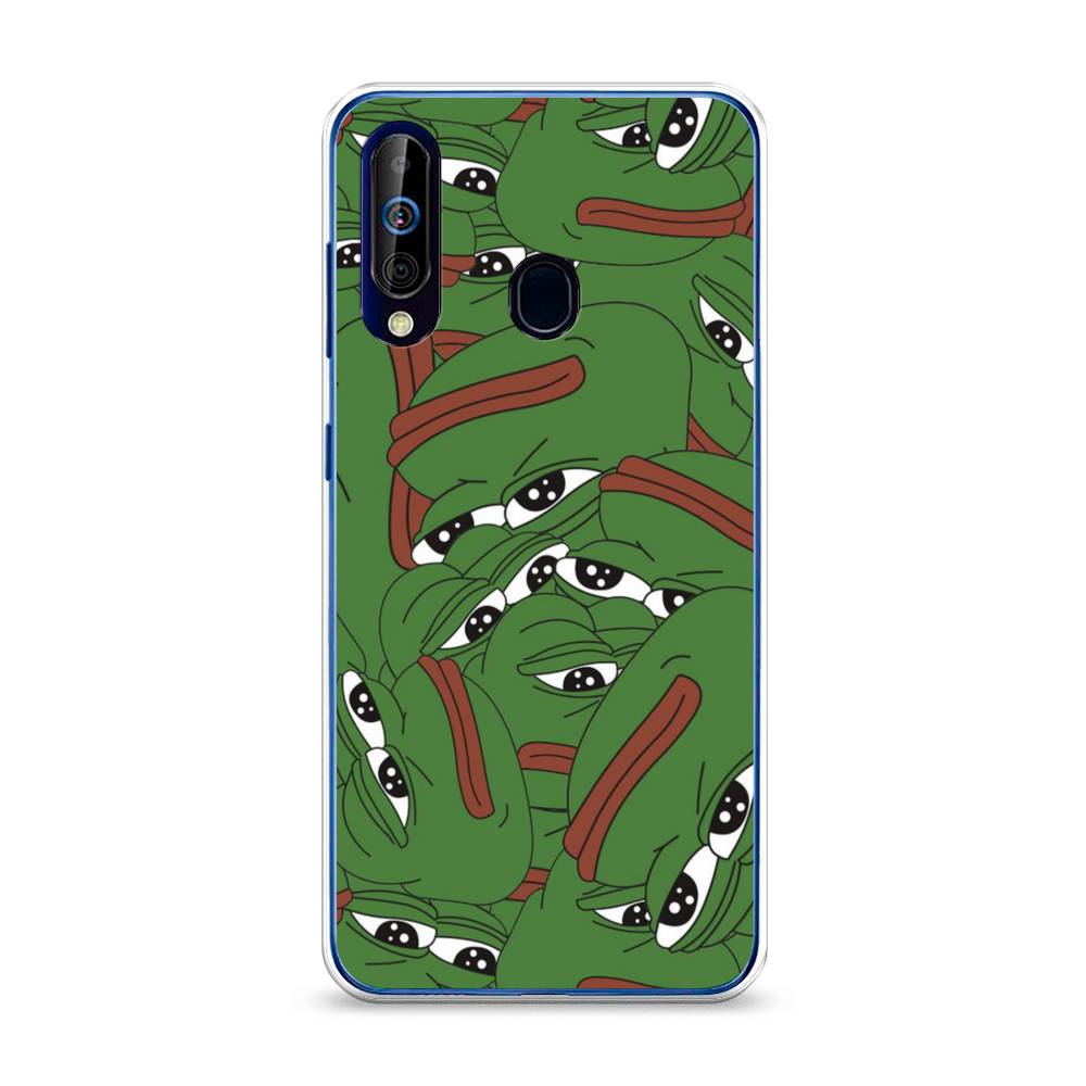 

Чехол Awog на Samsung Galaxy A60/M40 "Печальный frog", Разноцветный, 28250-9
