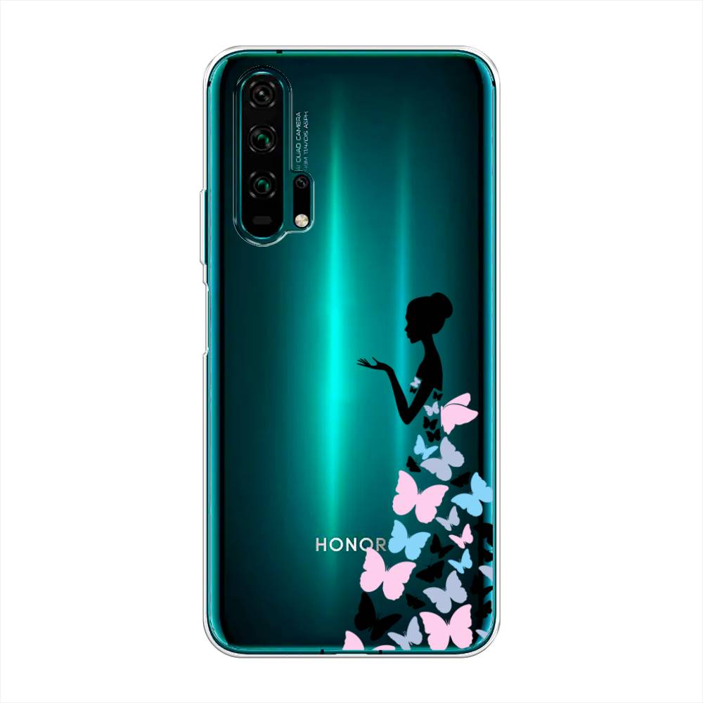 

Чехол Awog на Honor 20 Pro "Платье из бабочек", Разноцветный, 69350-1