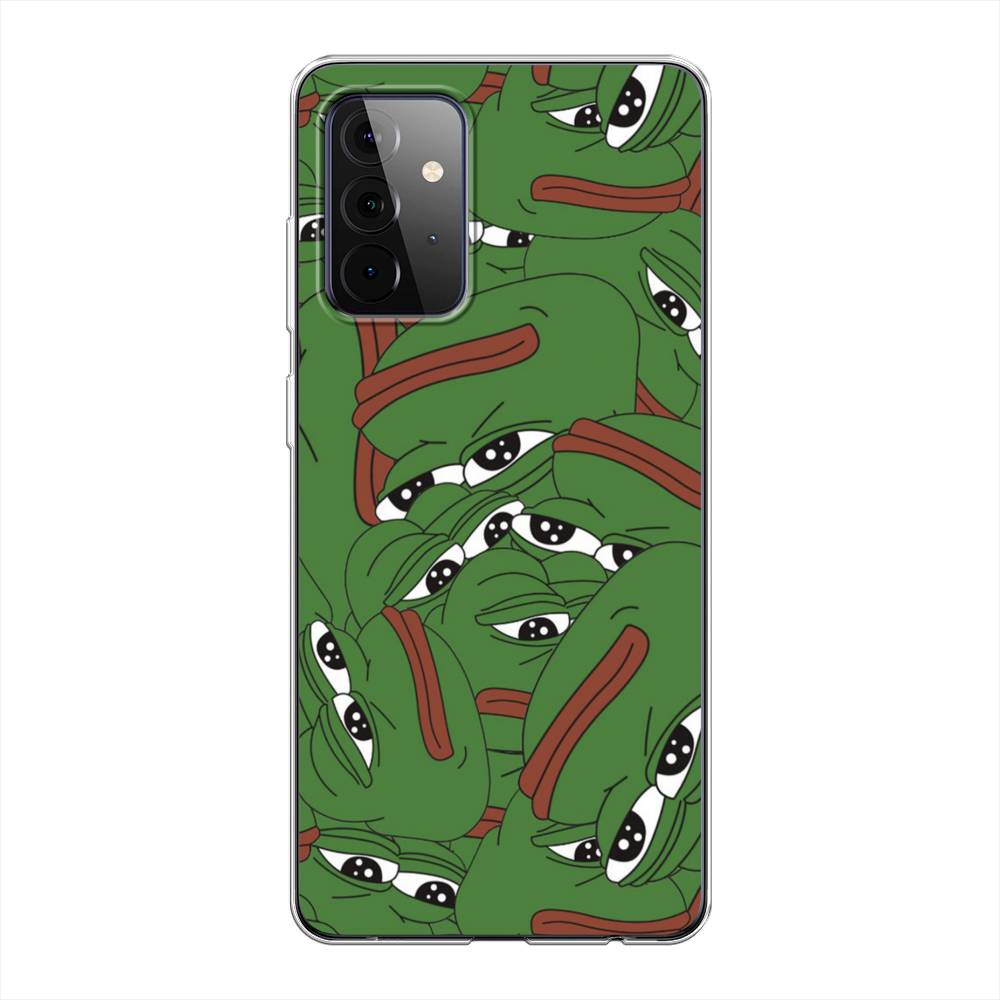 

Чехол Awog на Samsung Galaxy A72 / Самсунг A72 "Печальный frog", Разноцветный, 2101950-9