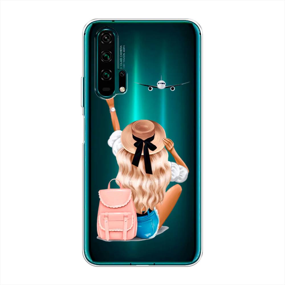 

Чехол Awog на Honor 20 Pro "Автостопом самолетом", Разноцветный, 69350-7