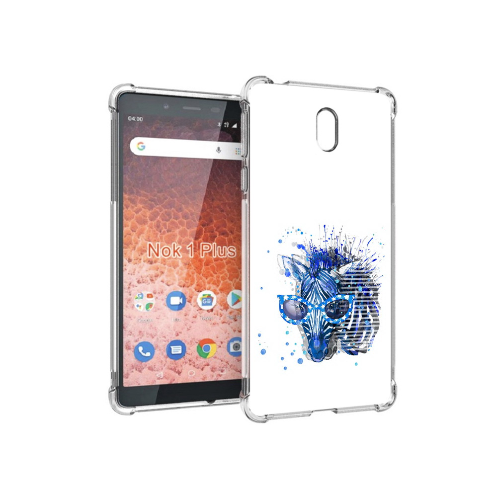 

Чехол MyPads Tocco для Nokia 1 Plus расплывчатая зебра (PT129147.112.577), Прозрачный, Tocco