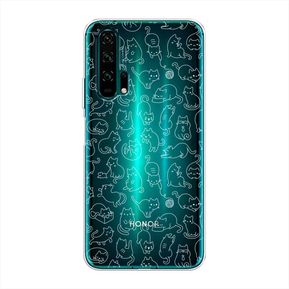 

Чехол Awog на Honor 20 Pro "Шкодливые котики", Разноцветный, 69350-2