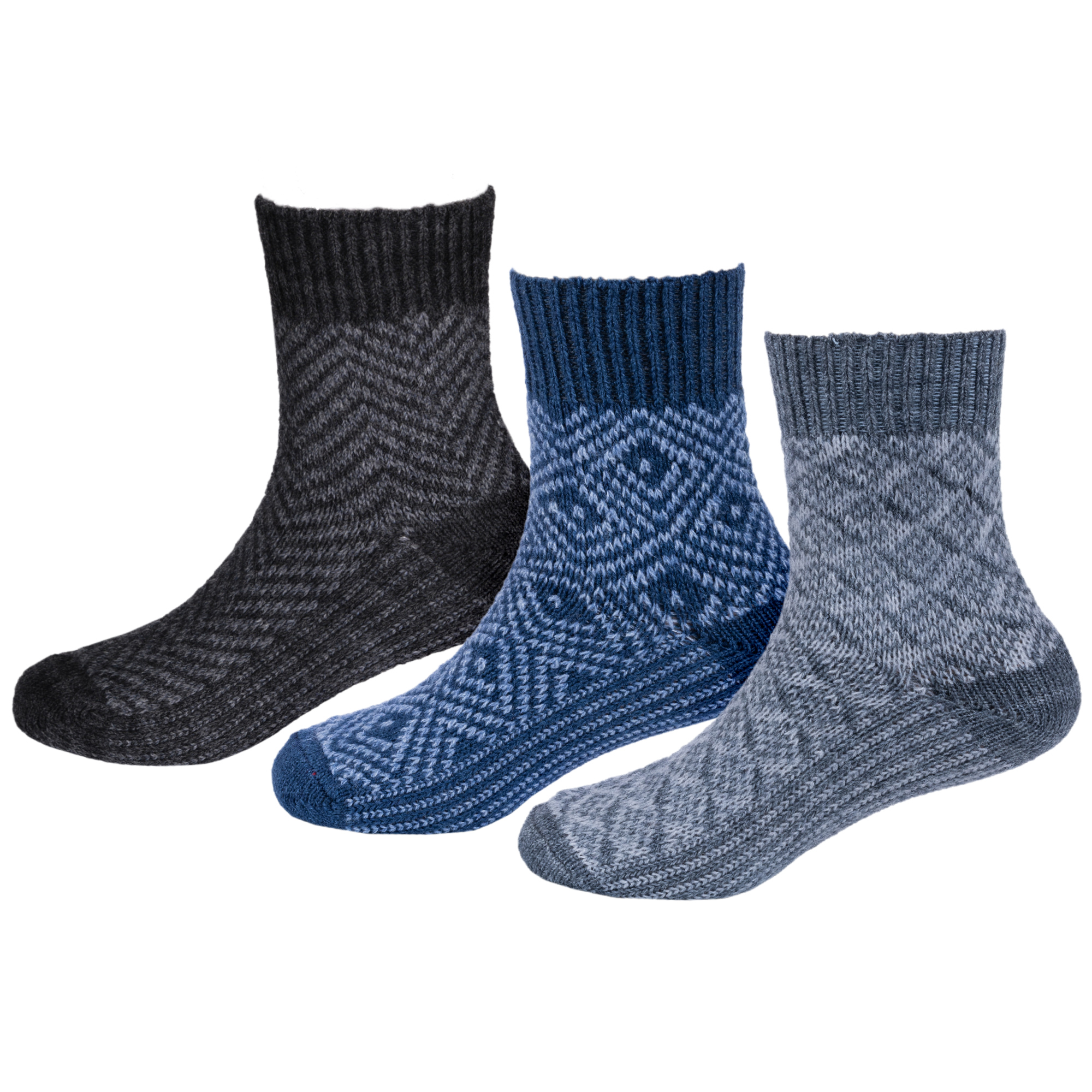 

Носки детские Rusocks 3-Д-382, черный; синий; серый, 16-18, 3-Д-382