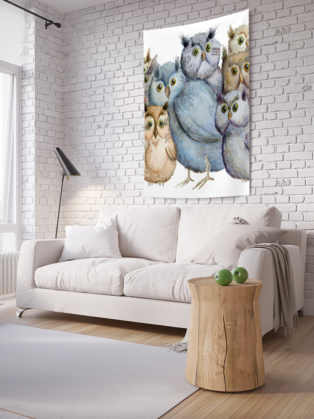 

Вертикальное фотопанно на стену JoyArty Совиное собрание 150x200 см, Совиное собрание