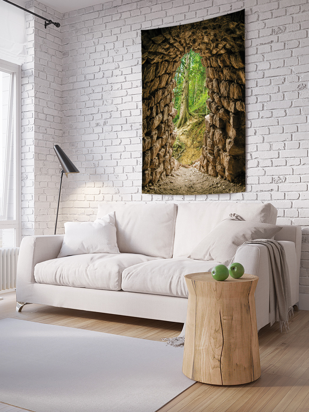 

Вертикальное фотопанно на стену JoyArty Подземный ход 150x200 см, Подземный ход
