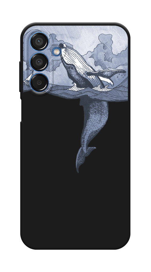 

Чехол Awog на Samsung Galaxy M15 5G "Два измерения", Голубой;черный;прозрачный, 2109552-1