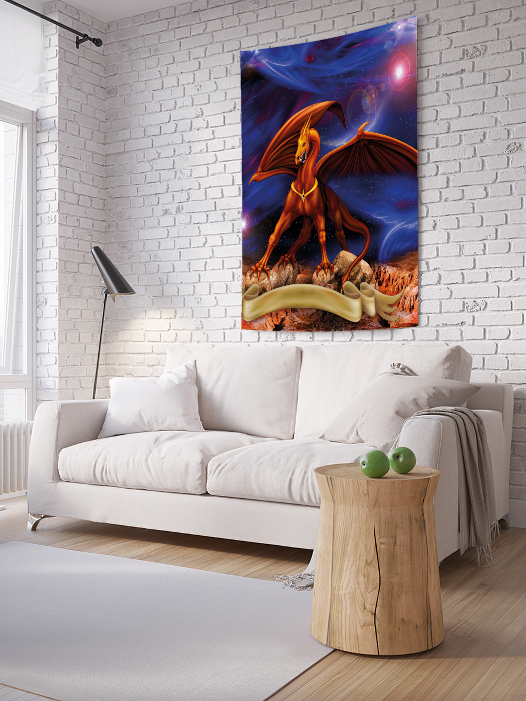 

Вертикальное фотопанно на стену JoyArty Крылатый ужас 150x200 см, Крылатый ужас