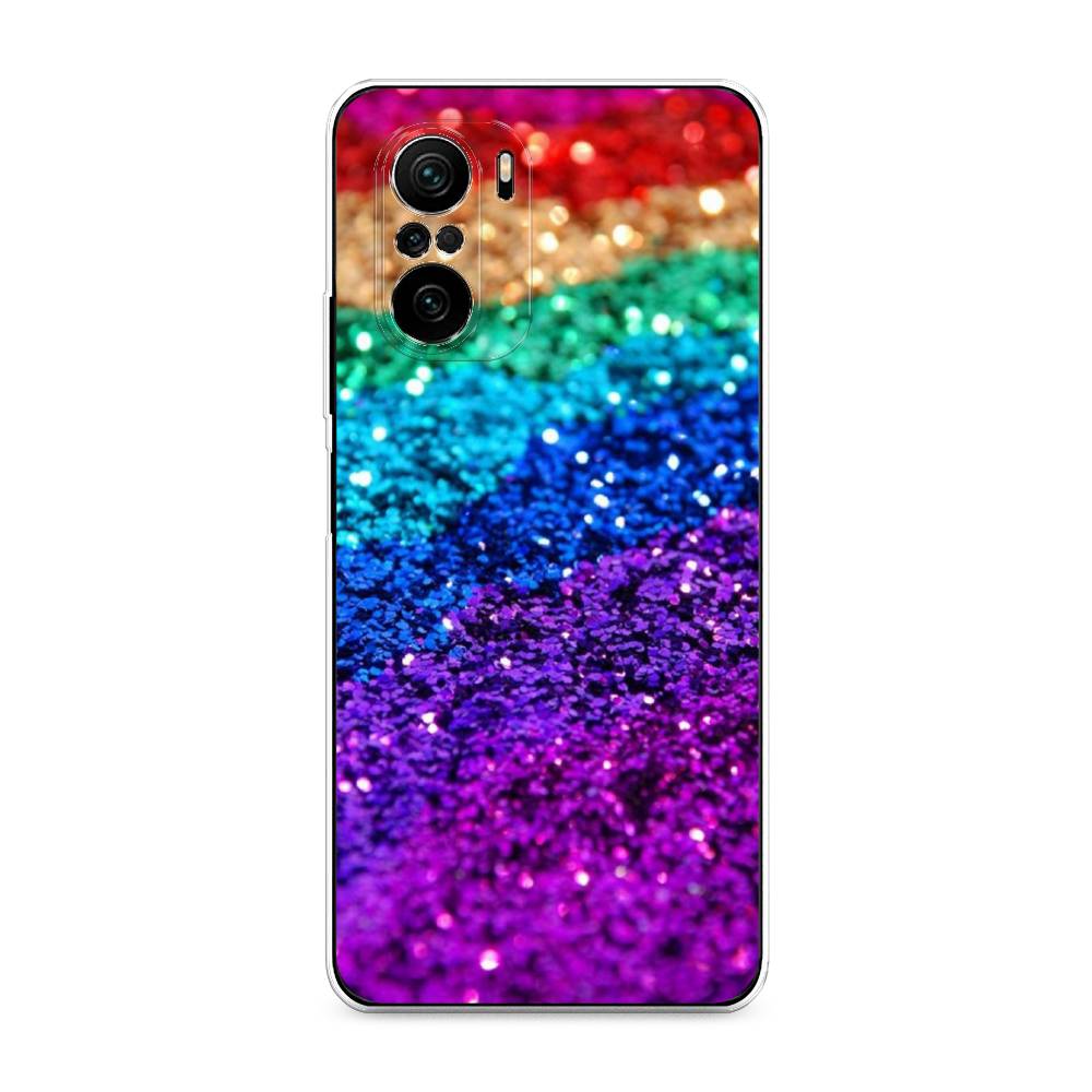 

Чехол Awog на Poco F3/Redmi K40/Mi 11i "Блестящая радуга рисунок", Разноцветный, 312650-3