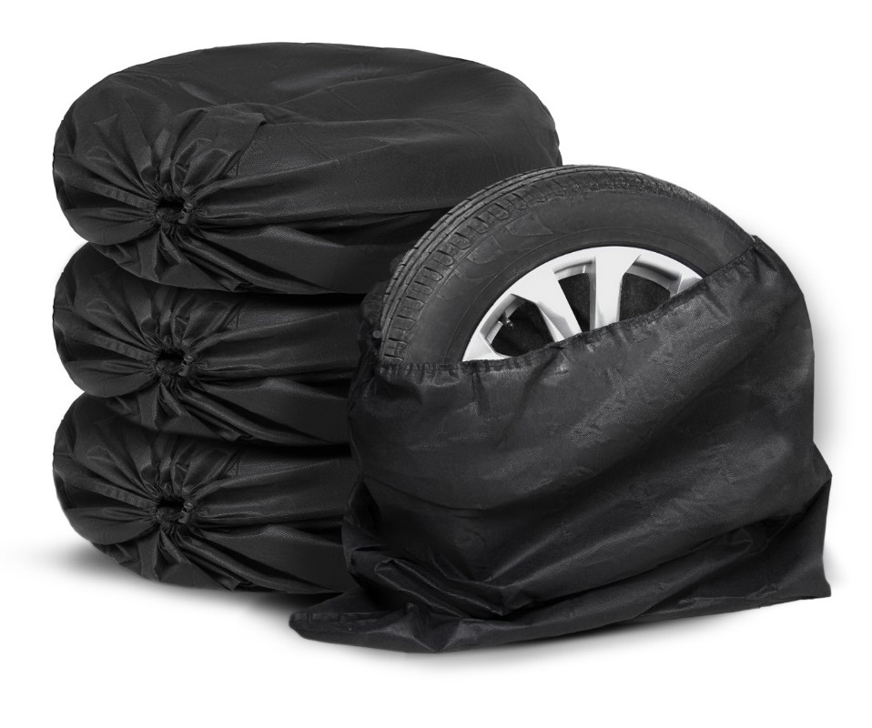 Чехлы (мешки) для хранения колес AutoFlex, комплект 4 шт, 100х100 см, спанбонд, 80101