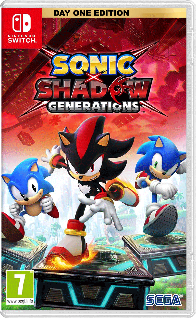 

Игра Sonic x Shadow Generations Day One Edition (Nintendo Switch, русские субтитры), Sonic x Shadow Generations Day One Edition