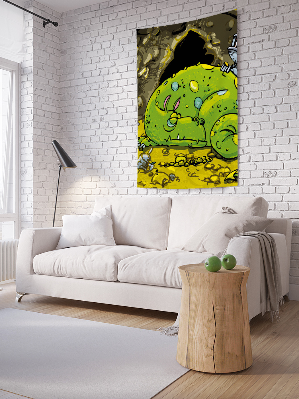 

Вертикальное фотопанно на стену JoyArty Дракон на страже 150x200 см, Дракон на страже