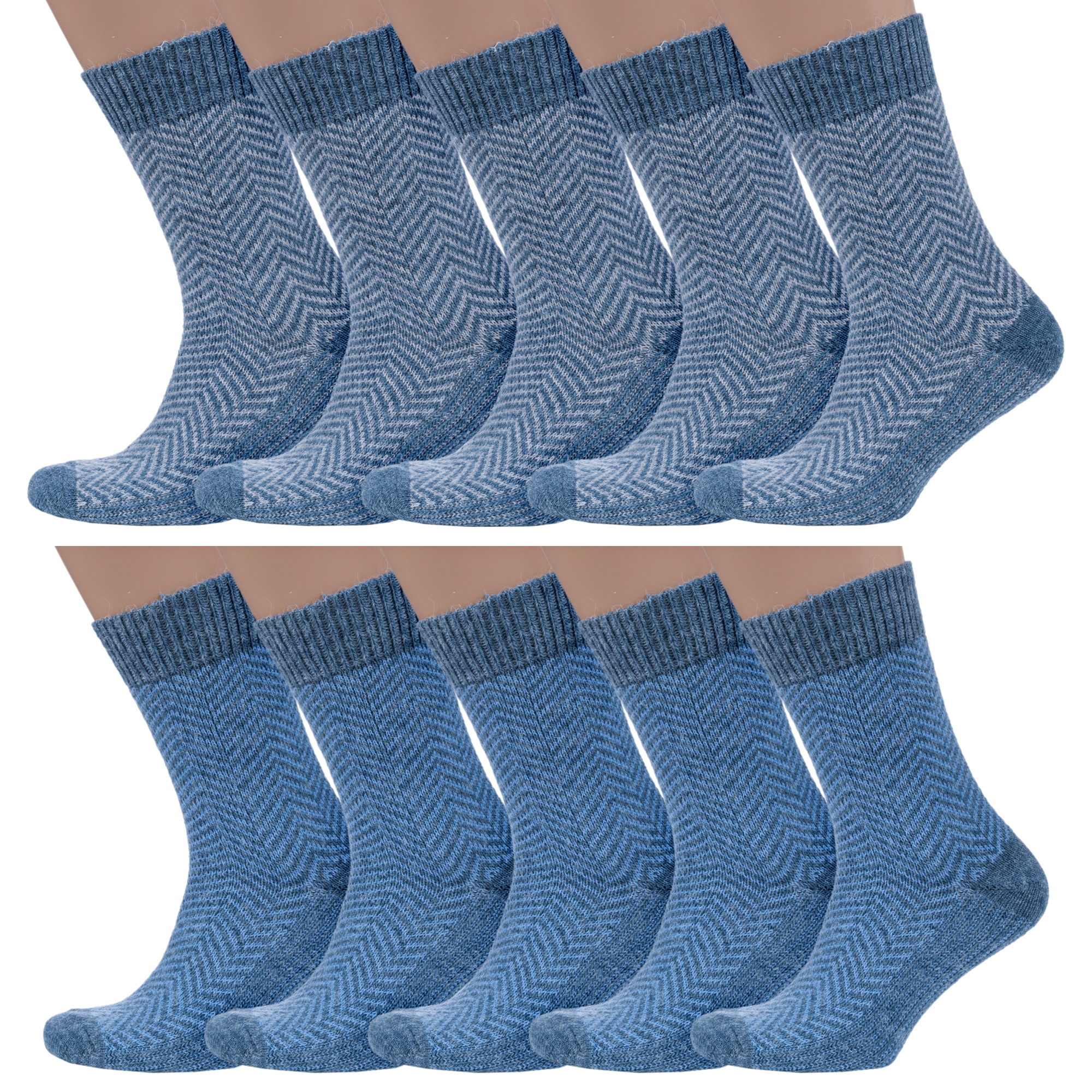 

Комплект носков мужских Rusocks 10-М-162 синих 27-29, Синий, 10-М-162