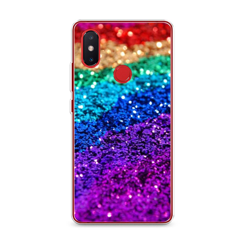 

Чехол Awog на Xiaomi Mi 8 SE "Блестящая радуга рисунок", 33750-3