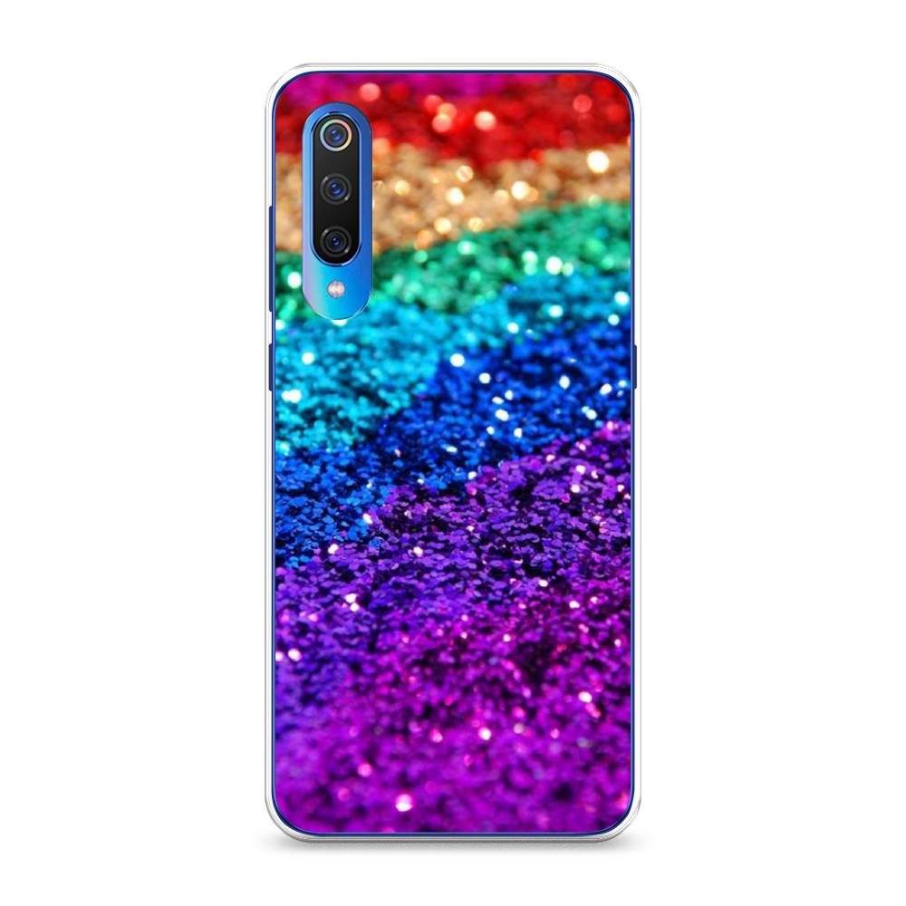 

Чехол Awog на Xiaomi Mi 9 "Блестящая радуга рисунок", Разноцветный, 34850-3