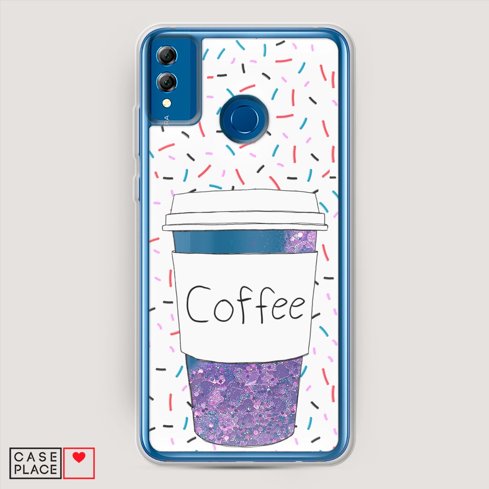 

Чехол Awog на Honor 8x "Coffee прозрачный стакан", Разноцветный, 66792-1