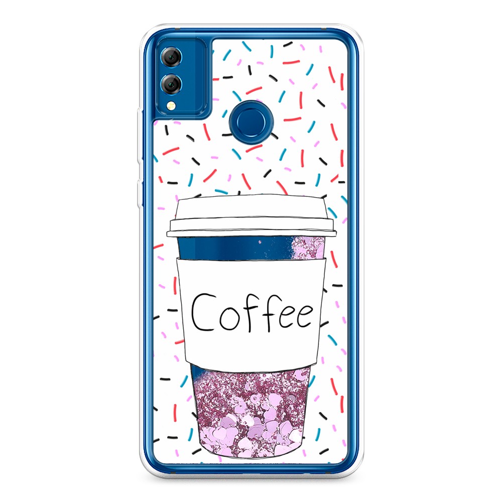 

Чехол Awog "Coffee прозрачный стакан" на Honor 8X, 66794-1