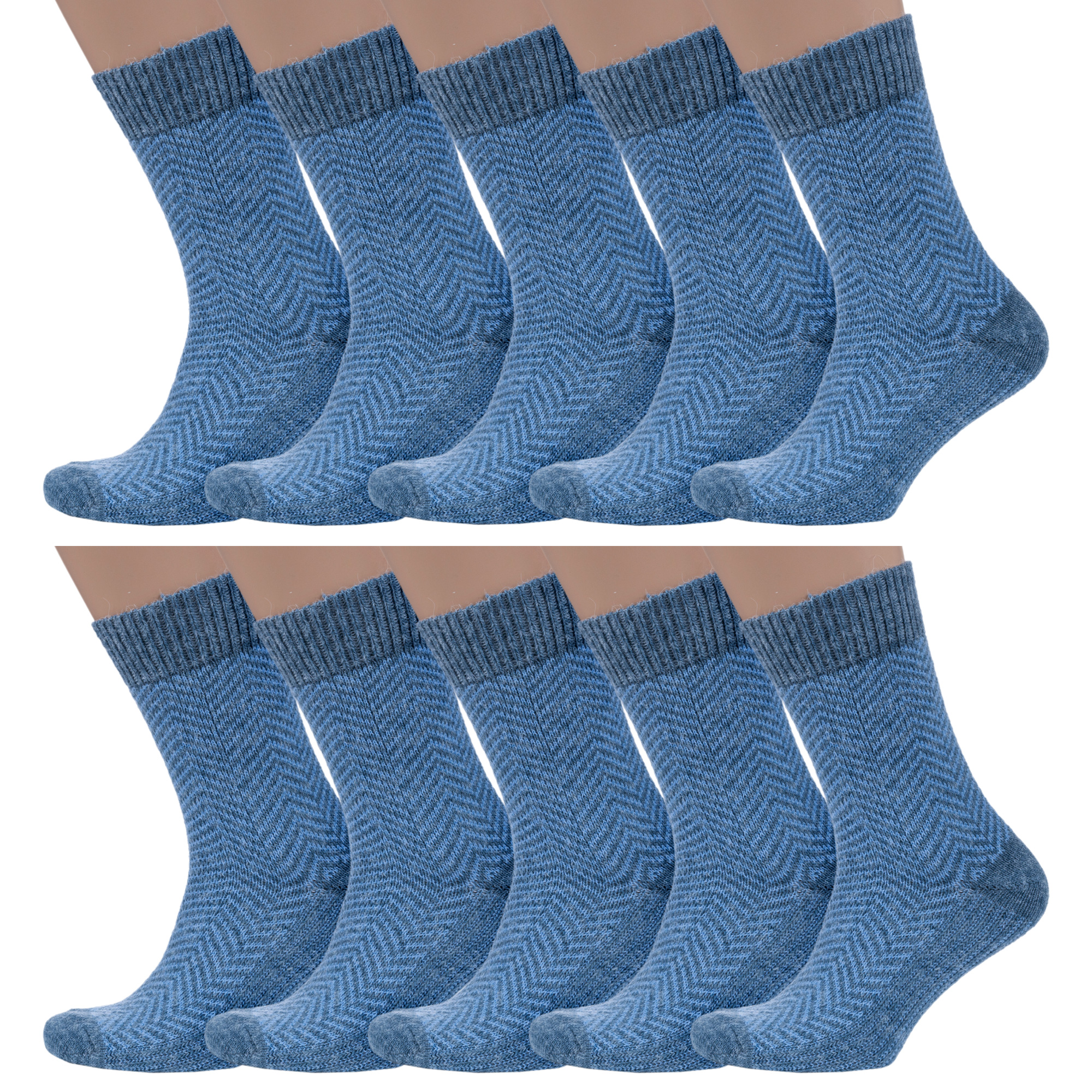 

Комплект носков мужских Rusocks 10-М-162 синих 27-29, Синий, 10-М-162