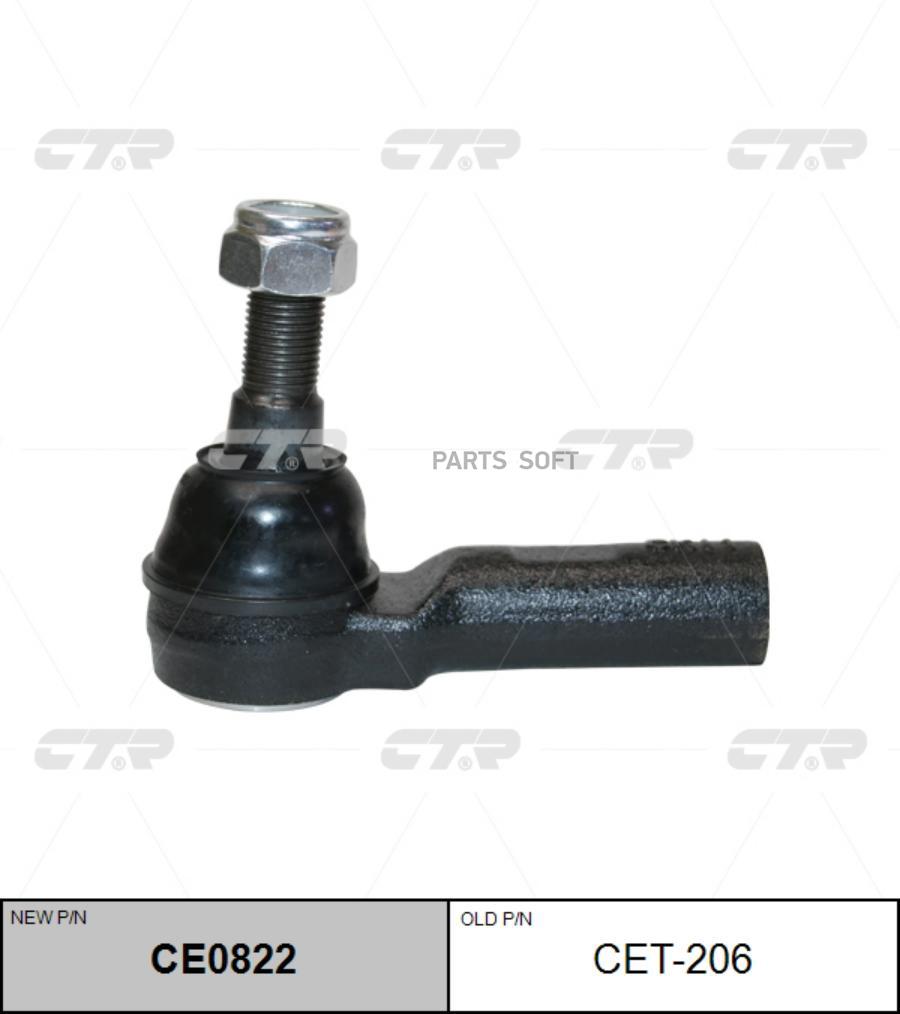 Наконечник рулевой тяги TOYOTA DYNA XZU3032033034 99-07 CTR CE0822 4170₽