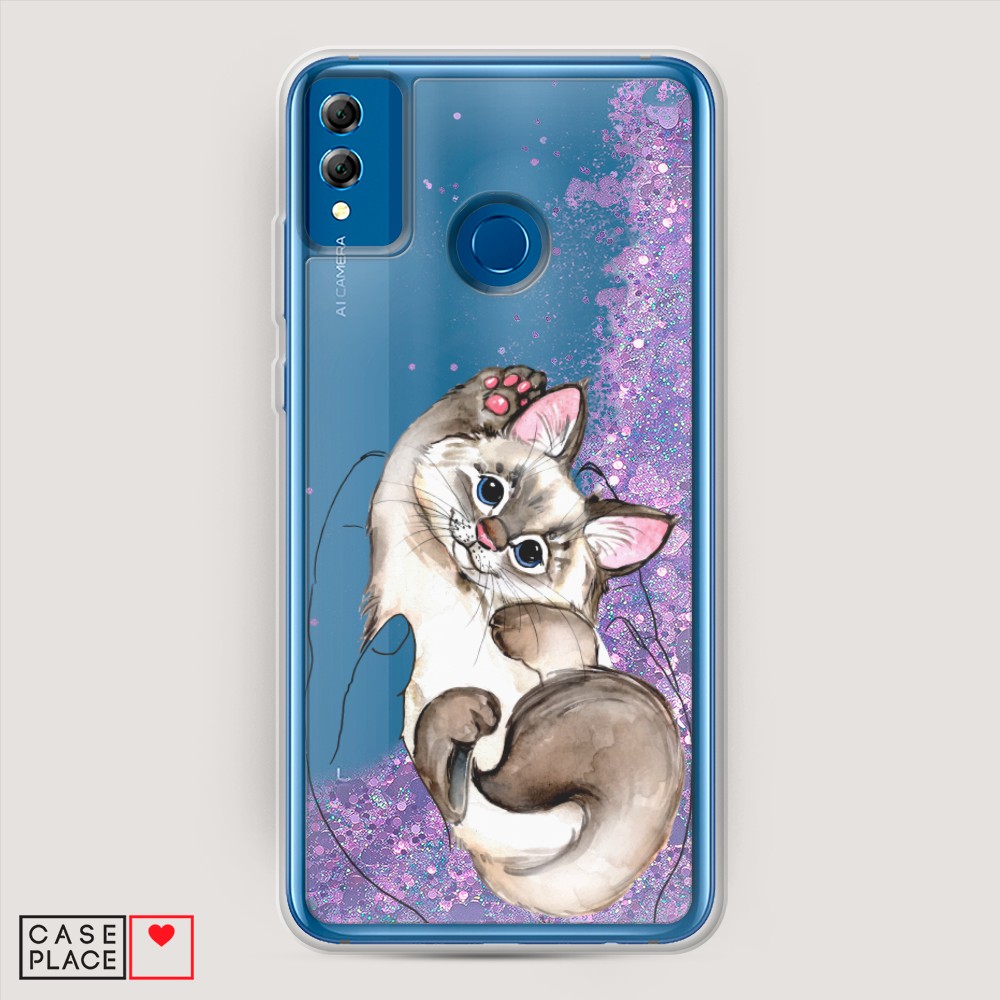 

Чехол Awog на Honor 8x "Котенок в ладошках", Разноцветный, 66792-1