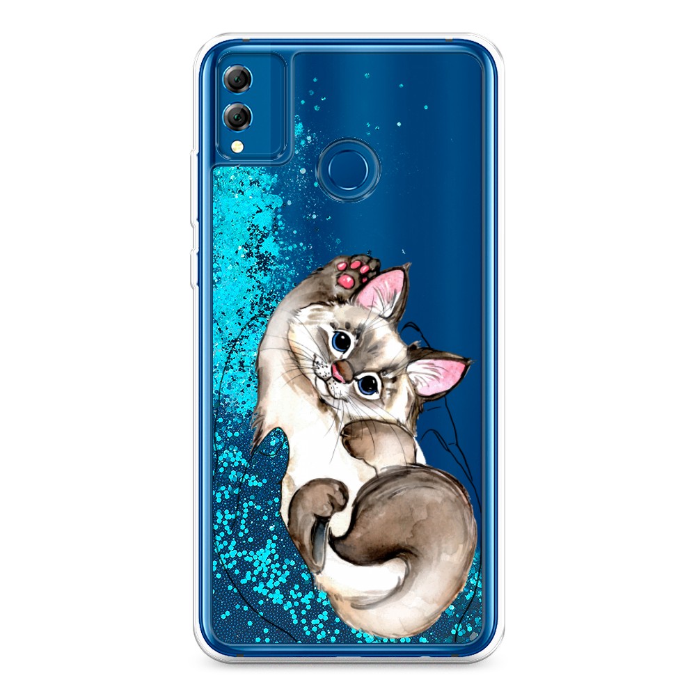 

Чехол Awog на Honor 8X "Котенок в ладошках", Разноцветный, 66793-1
