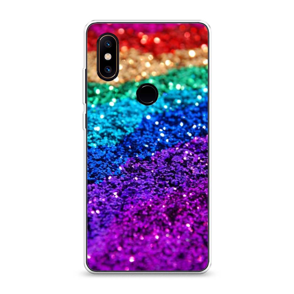 

Чехол Awog на Xiaomi Mi Mix 2S "Блестящая радуга рисунок", Разноцветный, 33450-3