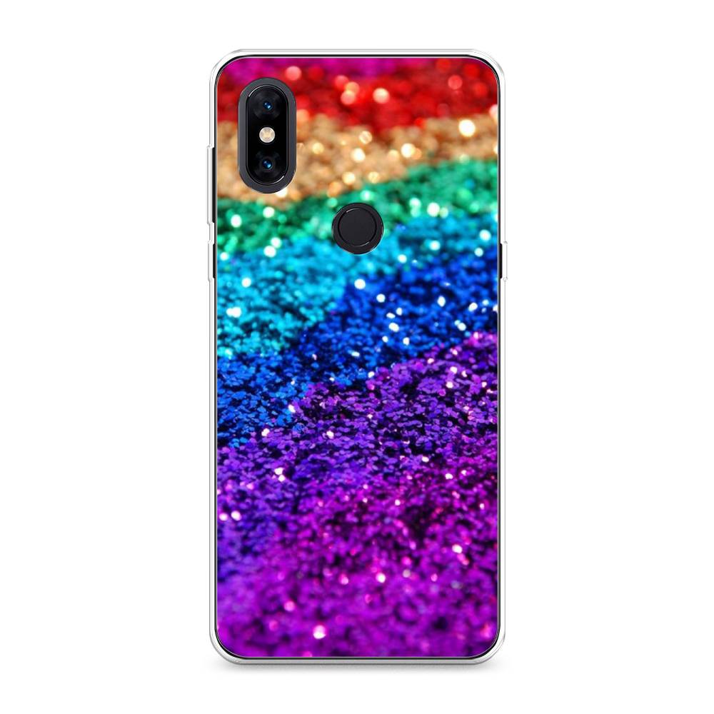

Чехол Awog на Xiaomi Mi Mix 3 "Блестящая радуга рисунок", 34950-3