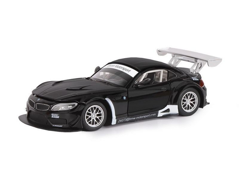 

Машина АВТОПАНОРАМА BMW Z4 GT3, черный, 1/24