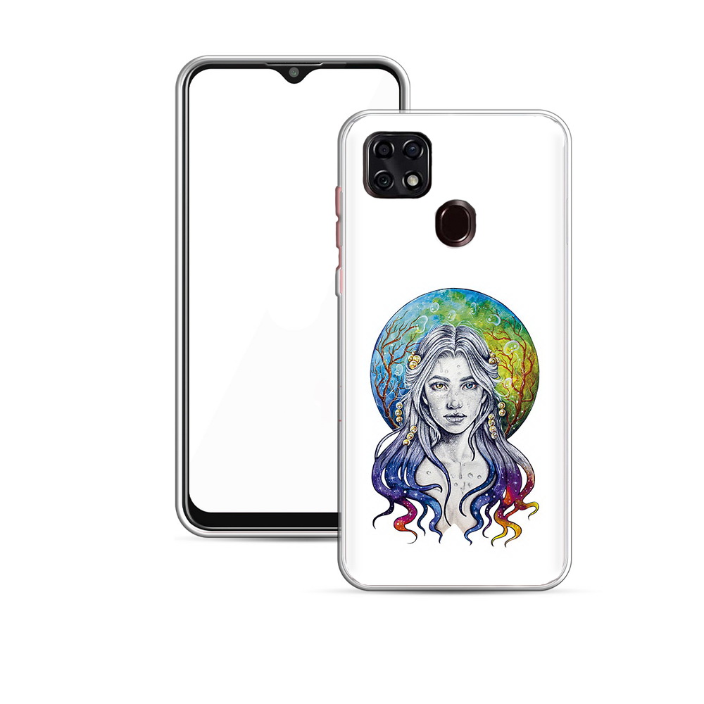 Чехол MyPads Tocco для ZTE V2020 девушка с красивыми волосами (PT226946.457.313)