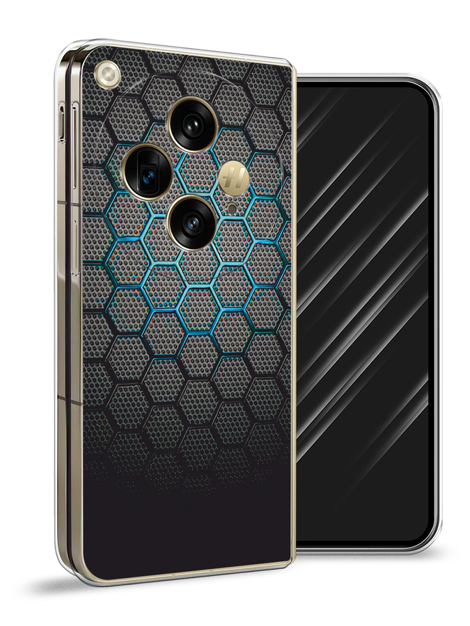 

Чехол Awog на Oppo Find N3 "Бирюзовые соты", Бирюзовый;синий;черный, 2515550-1