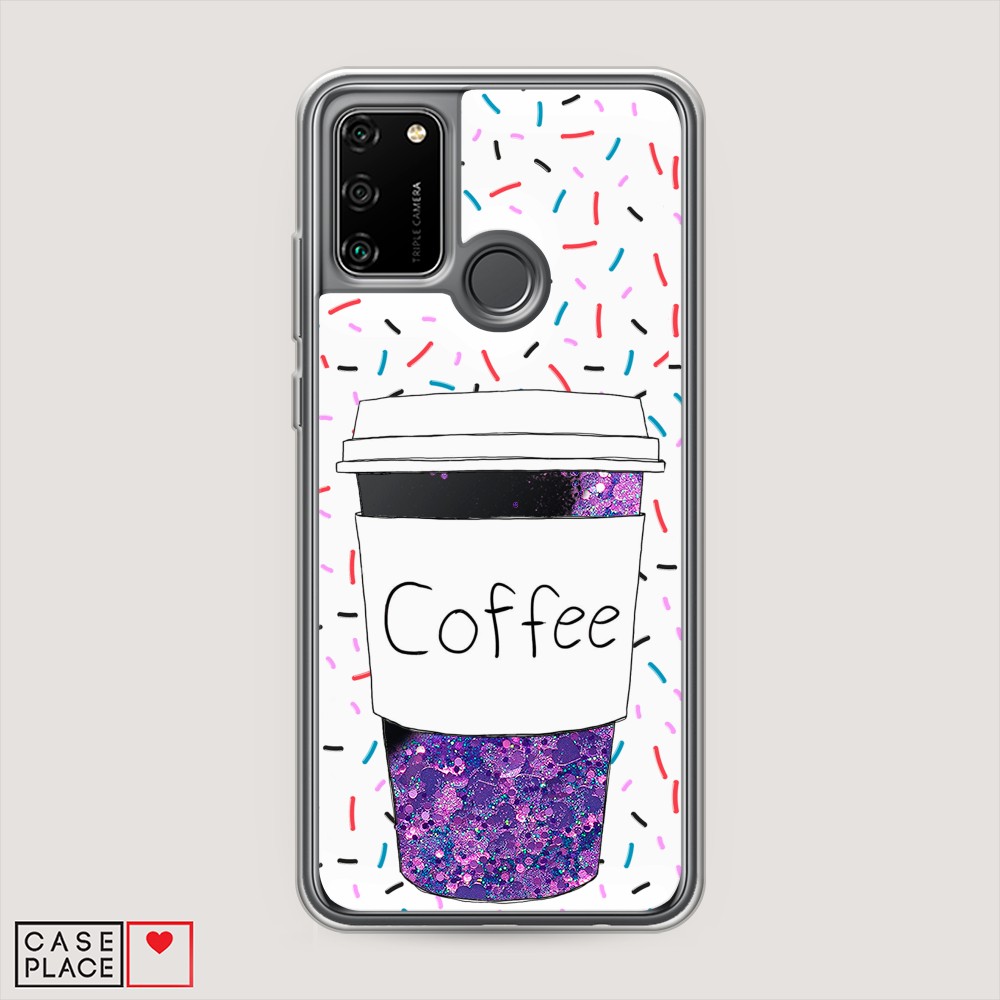 

Чехол Awog на Honor 9A "Coffee прозрачный стакан", Разноцветный, 612392-1