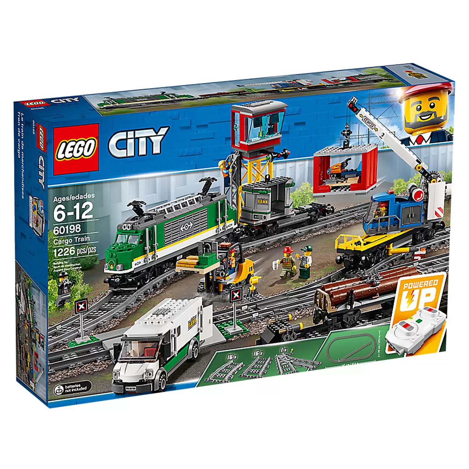 Конструктор LEGO City Trains Cargo train Товарный поезд 60198