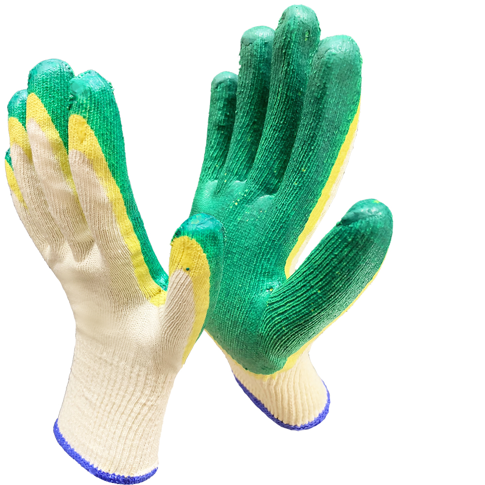 Перчатки рабочие Master-Pro СТАНДАРТ-2Л х/б с двойным латексным покрытием 100 пар перчатки трикотажные sbx с 2 м латексным обливом 4 шт